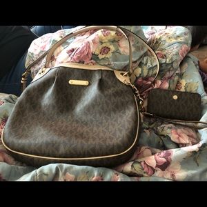 Michael Kors Purse and Matching Wallet